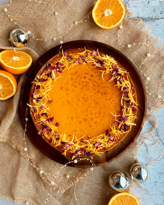 Sernik z nutą pomarańczową